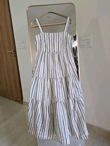 M&S Striped Maxi Dress