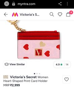 Victoria's Secret Cardholder with Keychain
