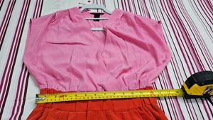 H&amp;M Color Block Wrap Dress | Size S (EUR 36 / US 6