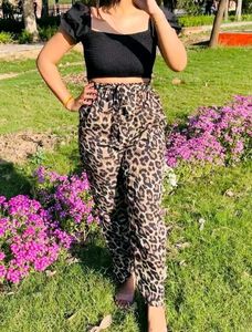 Black Top And Pant Combo