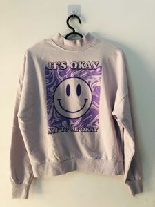 "It's Okay" Smiley Face Sweatshirt