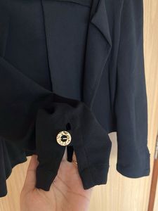 Black Cropped Blazer