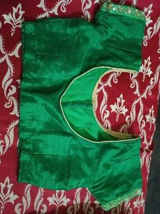 Elegant Green Saree 💚