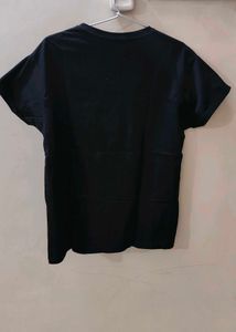 Black Printed Tshirt