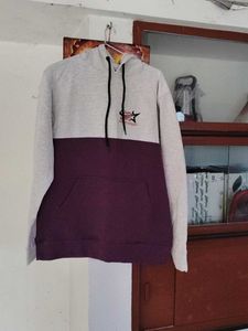 119.Colorblock Hoodie with Pocket