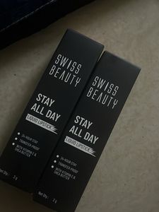 Swiss Beauty Stay All Day Liquid Lipstick (Set of
