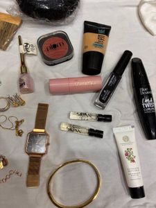 Assorted Makeup &amp; Jewelry Bundle 22 items combo
