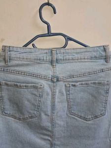 Denim Midi Skirt