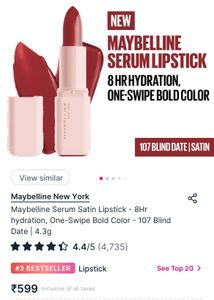 maybelline new York lipstick