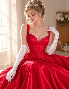 Elegant Satin Prom Dress🩷