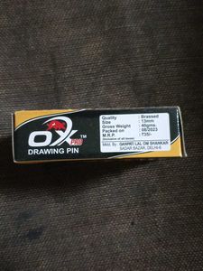 OX Pro Drawing Pins New 10 Box