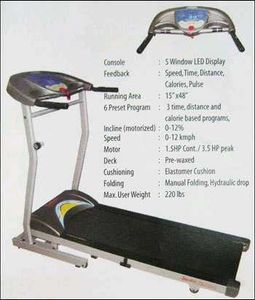 Foldable Treadmill with LED Display