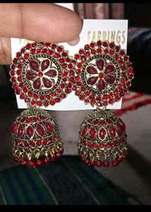 Jhumka Earrings &Stude 1get+1free rakshabandhan