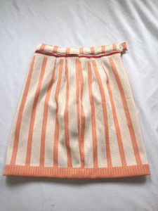 Striped Knit Mini Skirt