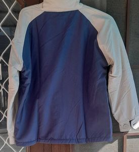 Retro Colorblock Zip-Up Jacket