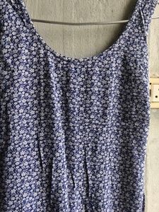 Floral Print Sleeveless Maxi Dress