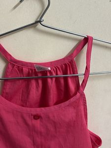 Pink Sleeveless Top