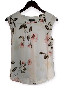 Floral Print Sleeveless Top
