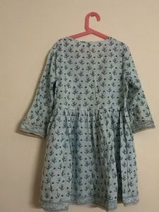 Blue Short Kurta