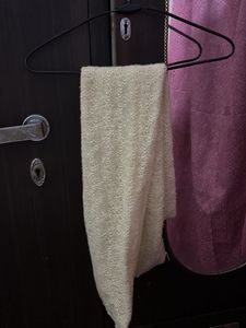 Cream Knit Scarf