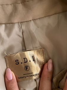 Lightweight Beige Trench Coat