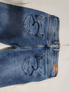 Men's Blue Washed 40 size Denim Jeans