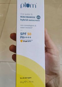 🆕 Plum Rice Water &amp; Niacinamide Sunscreen &amp; Ge