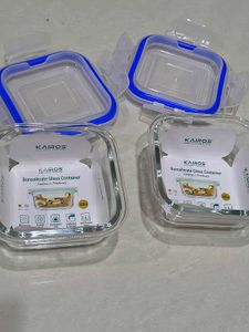 Kairos Borosilicate Glass Containers