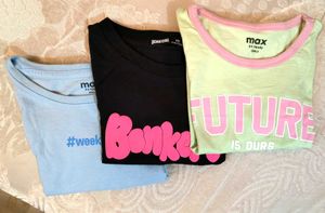 SALE :SET OF 3 GIRLS' TOPS