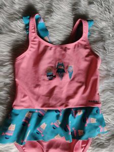 Cute Pink Swimsuit with Fun Print