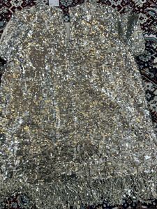 Sparkling Sequin Fringe Dress
