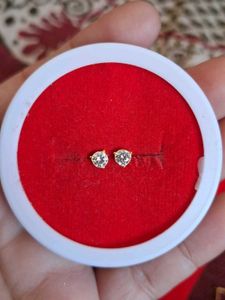 Stud Earring Set - Gold &amp; Crystal
