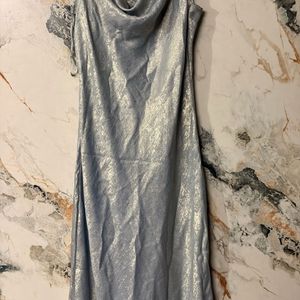 Elegant Light Blue Slip Dress