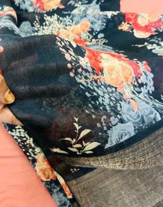 Floral Print Saree