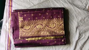 Zori Woven Benarasi Saree( Wine).