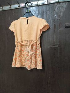 Orange Kids Or Baby/ Girl Dress