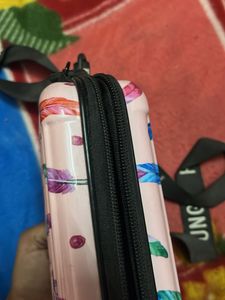 Feather Print Crossbody Bag