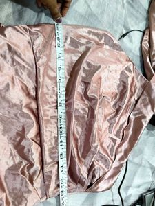 Elegant Satin Slit Dress