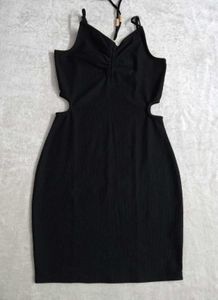 Black Bodycon Mini Dress