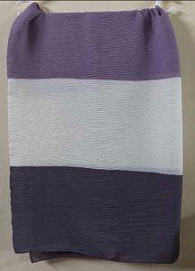 Crinkle Striped Hijab Scarf