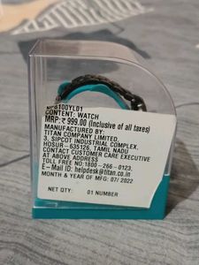 Elegant Black Metal Band Watch