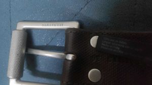 Genuine leather heavy duty belt