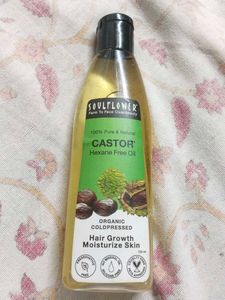 Soulflower Castor Oil for Hair Growth