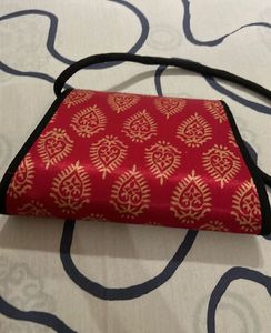 Embroidered Clutch Purse
