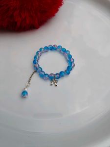 Blue Beaded Bracelet