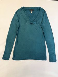 Mango Teal Bow top
