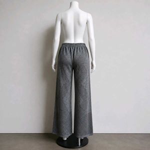 Grey Wide Leg Textured Pants 🆕 NWOT 🫶