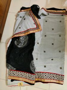 Boutique Designer Partywear saree With Tag