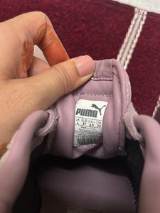 Puma Women's Pink/Lilac Frill Sneakers