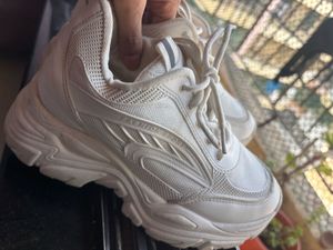 White Chunky Sneakers